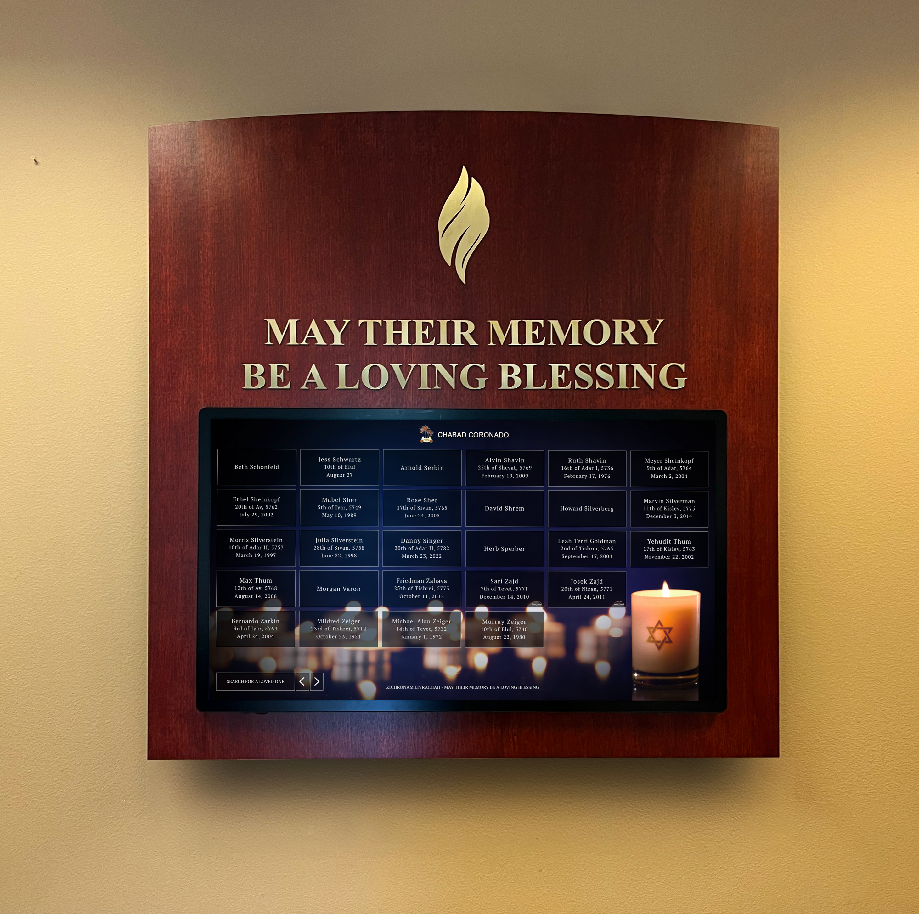 Chabad of Coronado Installation