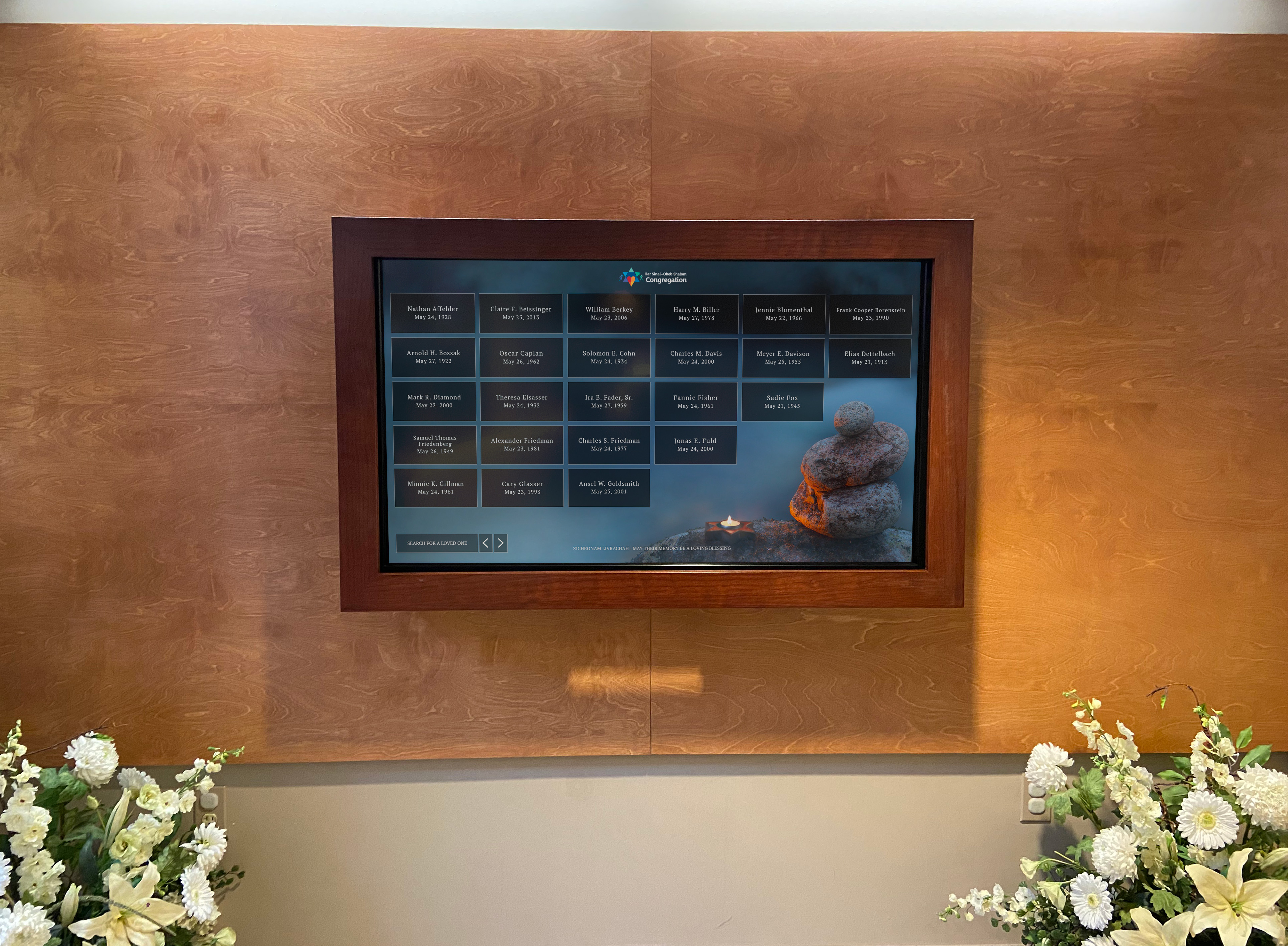 Har Sinai Oheb Shalom Installation