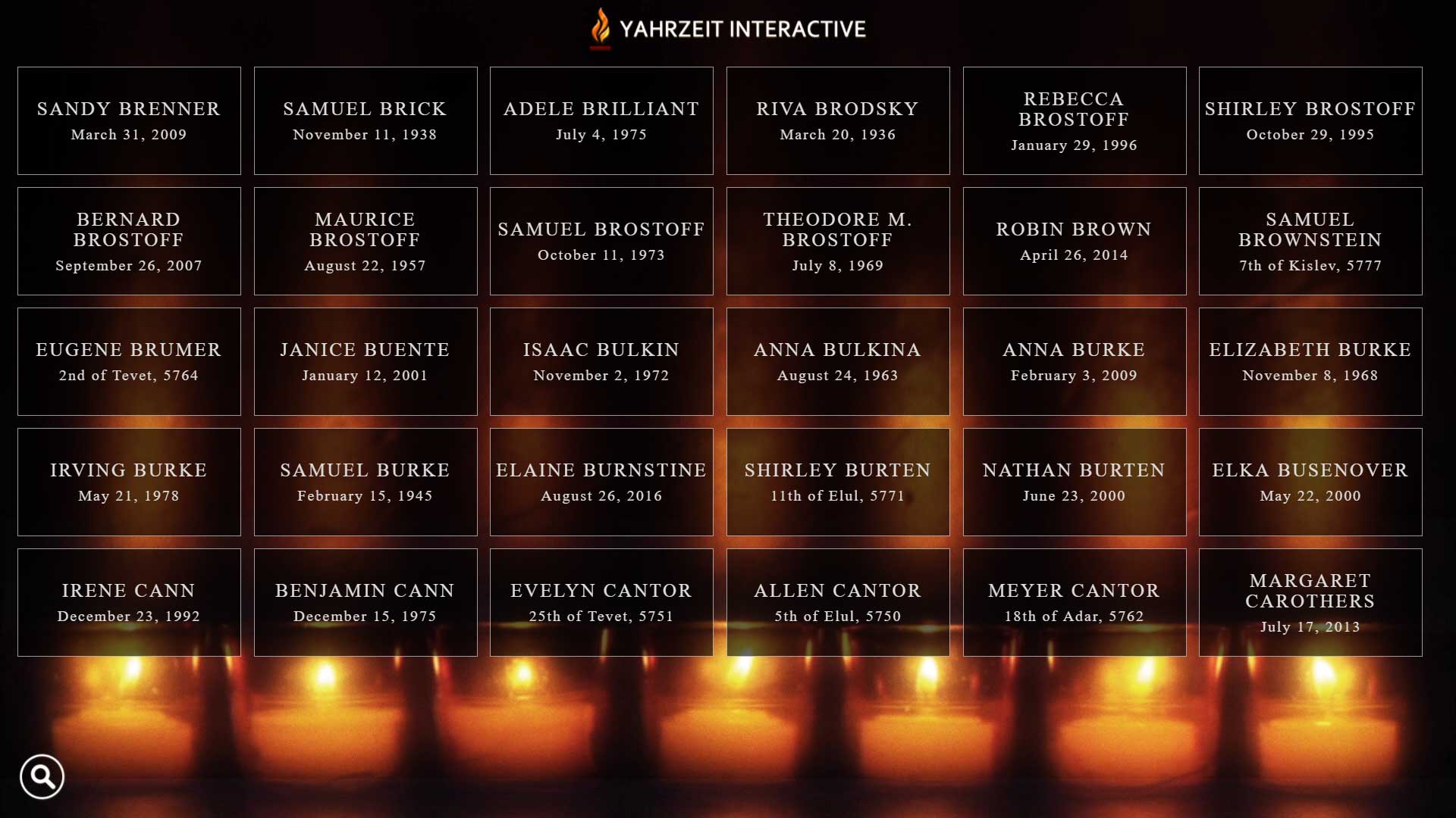 Row of Votive Candles